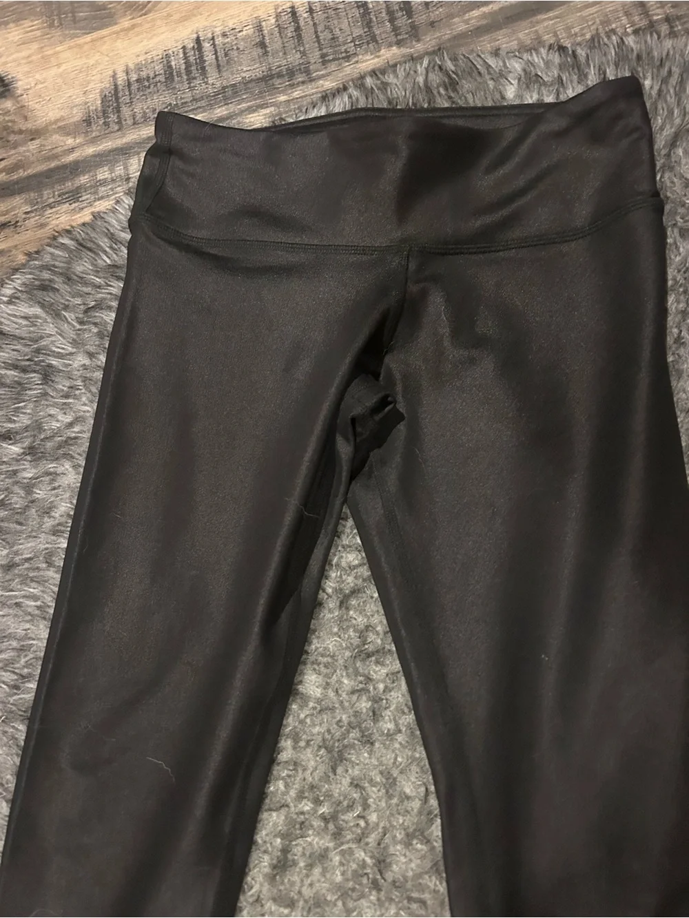 Black Faux Leather Leggings